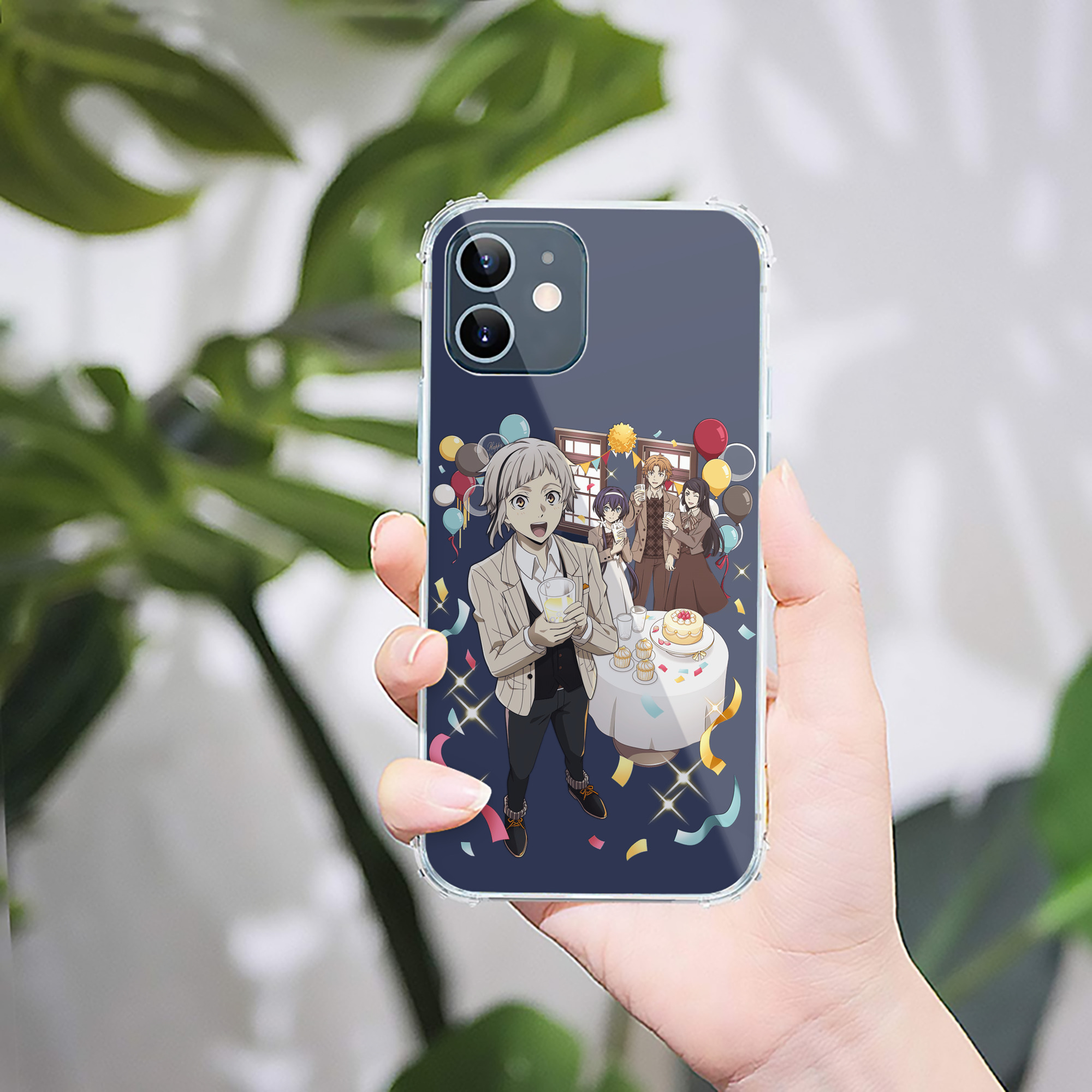（画像用） 文豪ストレイドッグス Bungo Stray Dogs 【iPhone 12シリーズ対応】透明スマホケース（クリアソフトケース）